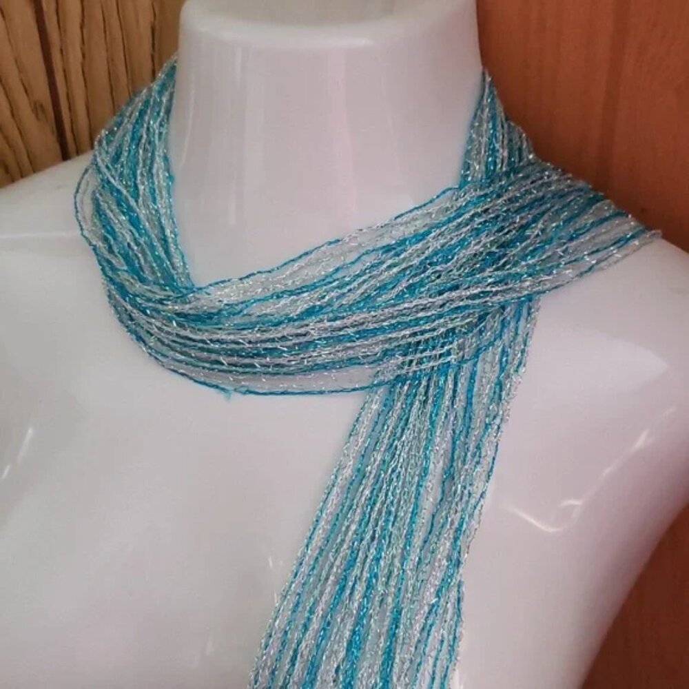 4 pcs - Accessory / jewelry lot in blue and green